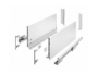 Guide per cassetti Axispro Soft close estrazione totale portata kg.40 con Spondina Bianco D mm.199 varie lunghezze | GTV